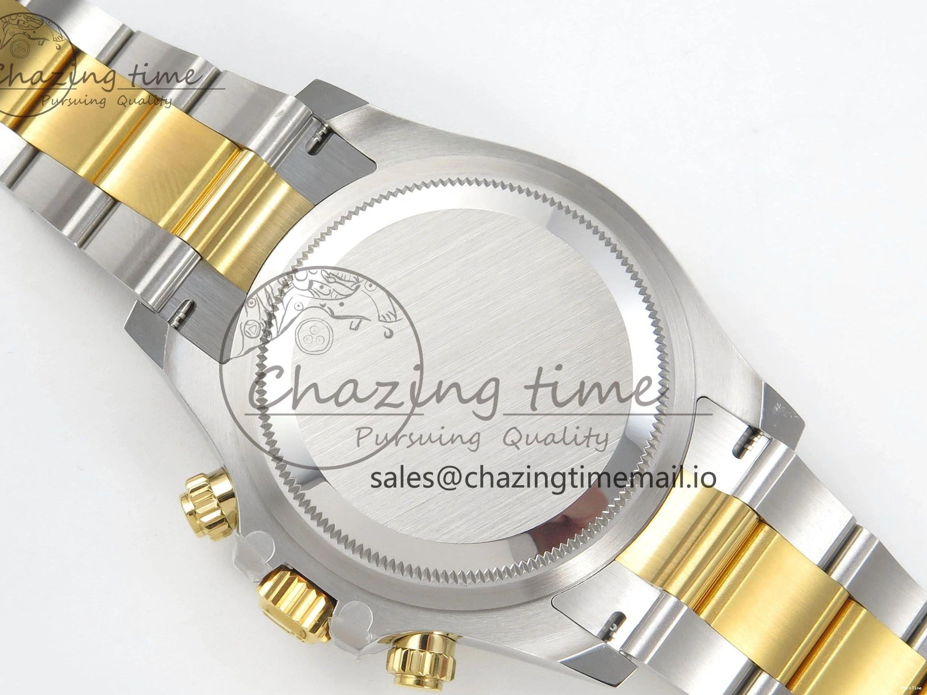 MiroTime 0512 Fashionable Daytona 126503 THBF 1:1 Best Edition Black YG Diamonds Dial on SS YG Bracelet SH 137